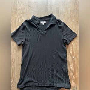 Goodfellow & Co Men's Textured Black Polo